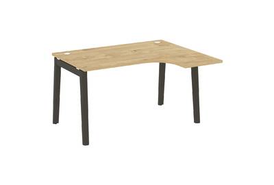 Стол эргономичный правый на деревянных опорах Onix wood OW.SA-3(R)