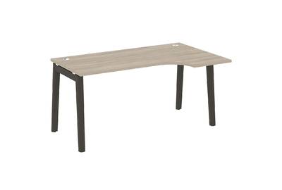 Стол эргономичный правый на деревянных опорах Onix wood OW.SA-1(R)