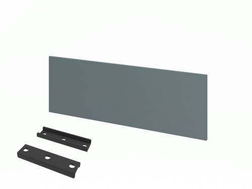 Экран настольный к двум столам 1200х18х400 L-068-2_Маренго