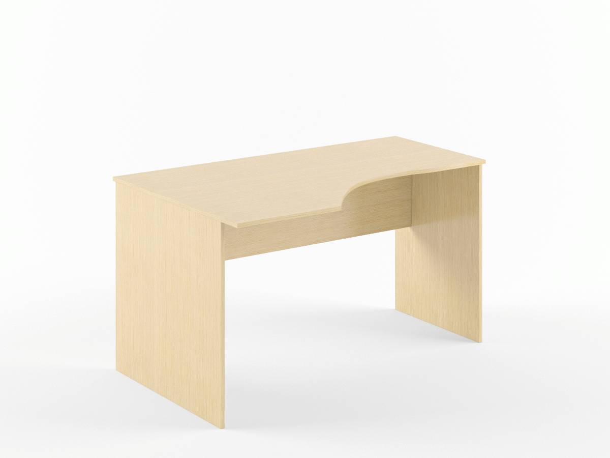Каркас стола эргономичного SET140-1(L) Легно светлый 1400х900х760 SIMPLE