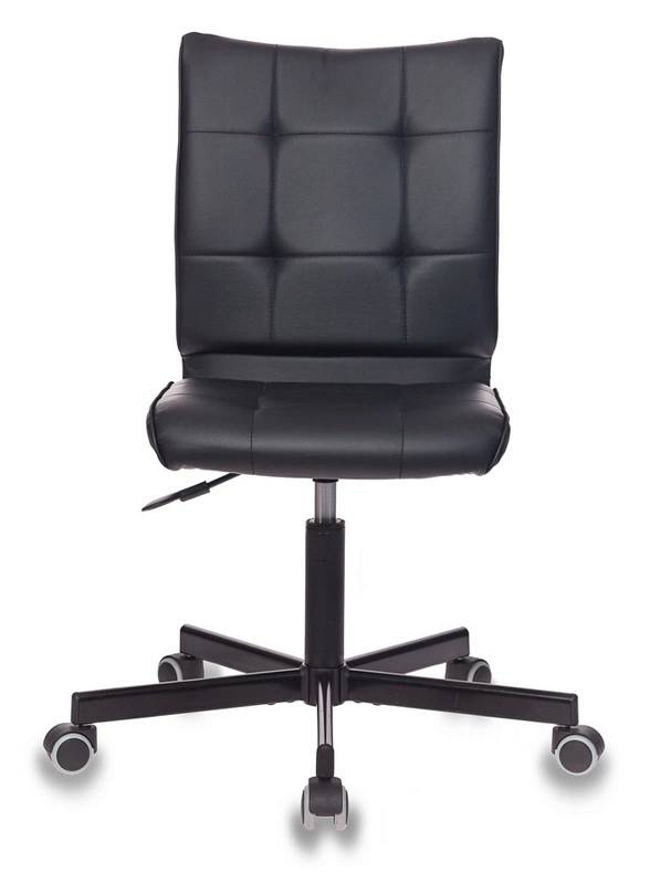 Кресло Бюрократ CH-330M черный Leather Black эко.кожа крестов. металл черный