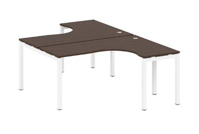 Бенч-стол криволинейный на П-образном м/к Metal system quattro 50x50 50БП.РАС-СА-2.4