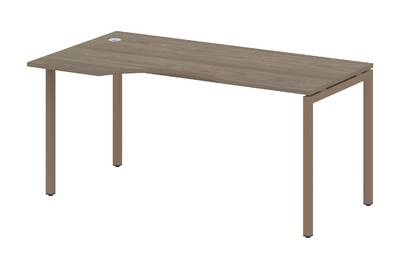 Письменный стол криволинейный левый на П-образном м/к Metal system quattro 40x40 40БП.СА-1 Л
