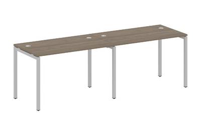 Бенч-стол на 2 раб.места на П-образном м/к Metal system quattro 40x40 40БП.СМ-2.2