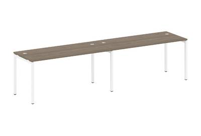 Бенч-стол на 2 раб.места на П-образном м/к Metal system quattro 40x40 40БП.СМ-2.4