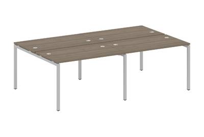 Бенч-стол на 4 раб.места на П-образном м/к Metal system quattro 40x40 40БП.СМ-4.2