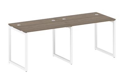 Бенч-стол на 2 раб.места на О-образном м/к Metal system quattro 40x40 40БО.СМ-2.1