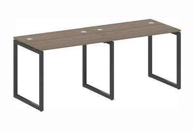 Бенч-стол на 2 раб.места на О-образном м/к Metal system quattro 40x40 40БО.СМ-2.1