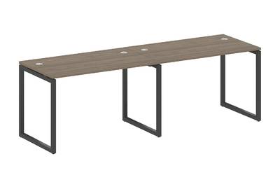 Бенч-стол на 2 раб.места на О-образном м/к Metal system quattro 40x40 40БО.СМ-2.2