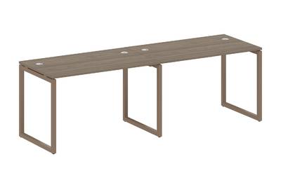 Бенч-стол на 2 раб.места на О-образном м/к Metal system quattro 40x40 40БО.СМ-2.2