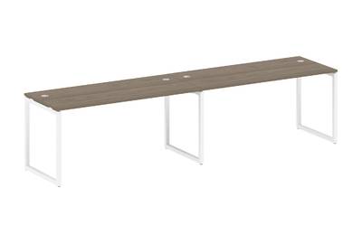 Бенч-стол на 2 раб.места на О-образном м/к Metal system quattro 40x40 40БО.СМ-2.4