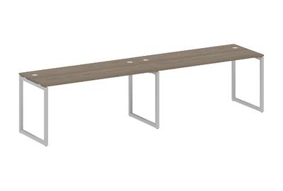 Бенч-стол на 2 раб.места на О-образном м/к Metal system quattro 40x40 40БО.СМ-2.4