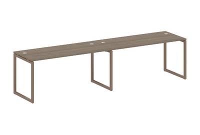 Бенч-стол на 2 раб.места на О-образном м/к Metal system quattro 40x40 40БО.СМ-2.4