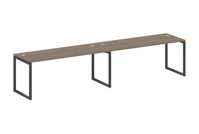 Бенч-стол на 2 раб.места на О-образном м/к Metal system quattro 40x40 40БО.СМ-2.5