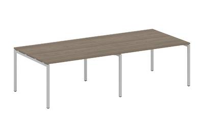 (2 столешницы) на П-образном м/к Metal system quattro 40x40 40БП.ПРГ-2.3