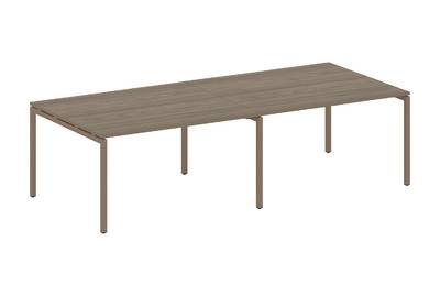 (2 столешницы) на П-образном м/к Metal system quattro 40x40 40БП.ПРГ-2.3