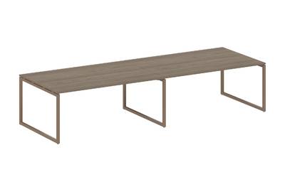 (2 столешницы) на О-образном м/к Metal system quattro 40x40 40БО.ПРГ-2.5