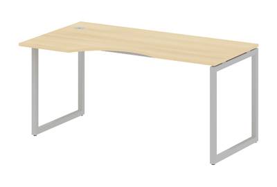 Письменный стол криволинейный левый на О-образном м/к Metal system quattro 40x40 40БО.СА-1 Л