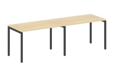 Бенч-стол на 2 раб.места на П-образном м/к Metal system quattro 40x40 40БП.СМ-2.2
