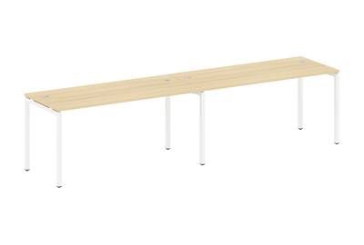 Бенч-стол на 2 раб.места на П-образном м/к Metal system quattro 40x40 40БП.СМ-2.4