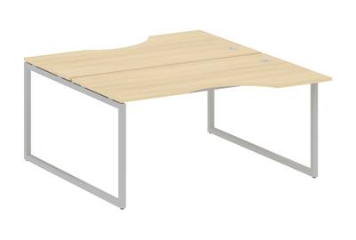 Бенч-стол криволинейный на О-образном м/к Metal system quattro 40x40 40БО.РАС-СА-2.1