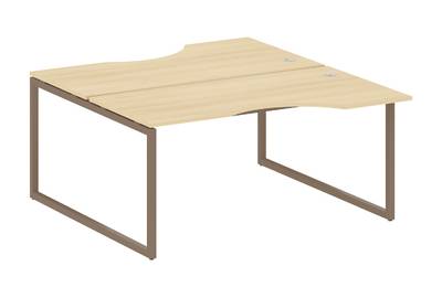 Бенч-стол криволинейный на О-образном м/к Metal system quattro 40x40 40БО.РАС-СА-2.1
