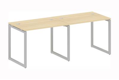Бенч-стол на 2 раб.места на О-образном м/к Metal system quattro 40x40 40БО.СМ-2.1