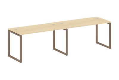Бенч-стол на 2 раб.места на О-образном м/к Metal system quattro 40x40 40БО.СМ-2.3