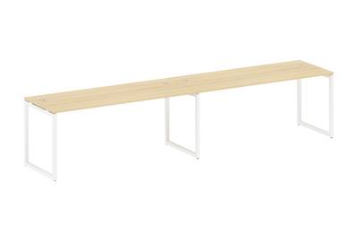 Бенч-стол на 2 раб.места на О-образном м/к Metal system quattro 40x40 40БО.СМ-2.5