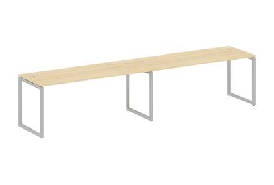 Бенч-стол на 2 раб.места на О-образном м/к Metal system quattro 40x40 40БО.СМ-2.5