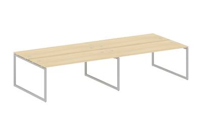 Бенч-стол на 4 раб.места на О-образном м/к Metal system quattro 40x40 40БО.СМ-4.5