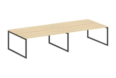 Бенч-стол на 4 раб.места на О-образном м/к Metal system quattro 40x40 40БО.СМ-4.5