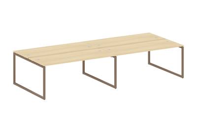 Бенч-стол на 4 раб.места на О-образном м/к Metal system quattro 40x40 40БО.СМ-4.5