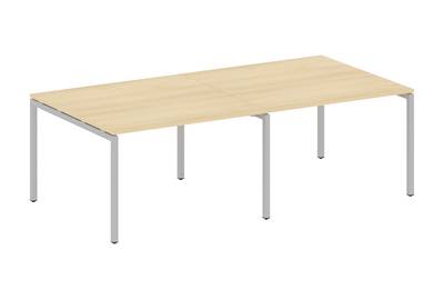 (2 столешницы) на П-образном м/к Metal system quattro 40x40 40БП.ПРГ-2.2