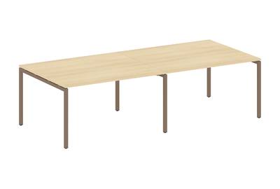 (2 столешницы) на П-образном м/к Metal system quattro 40x40 40БП.ПРГ-2.3