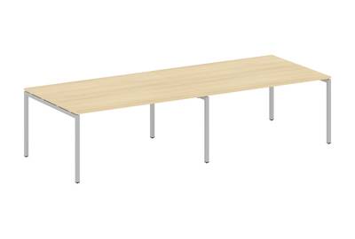 (2 столешницы) на П-образном м/к Metal system quattro 40x40 40БП.ПРГ-2.4