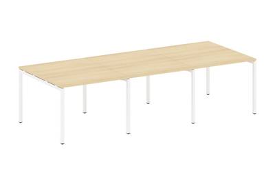 (3 столешницы) на П-образном м/к Metal system quattro 40x40 40БП.ПРГ-3.1
