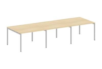 (3 столешницы) на П-образном м/к Metal system quattro 40x40 40БП.ПРГ-3.2