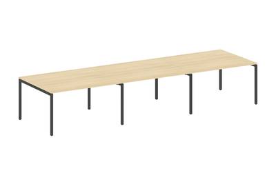 (3 столешницы) на П-образном м/к Metal system quattro 40x40 40БП.ПРГ-3.3