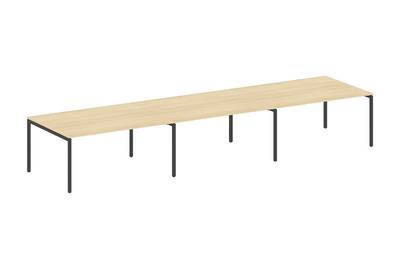 (3 столешницы) на П-образном м/к Metal system quattro 40x40 40БП.ПРГ-3.4