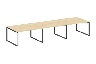 (3 столешницы) на О-образном м/к Metal system quattro 40x40 40БО.ПРГ-3.3