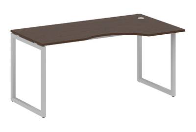 Письменный стол криволинейный правый на О-образном м/к Metal system quattro 40x40 40БО.СА-1 Пр