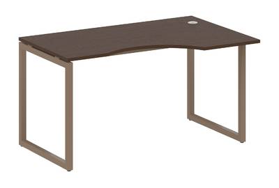 Письменный стол криволинейный правый на О-образном м/к Metal system quattro 40x40 40БО.СА-2 Пр