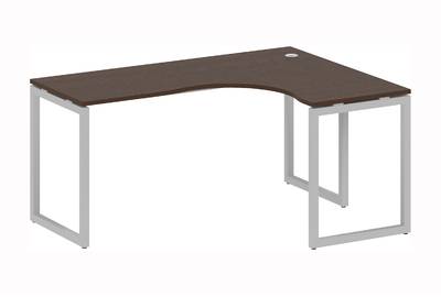 Письменный стол криволинейный правый на О-образном м/к Metal system quattro 40x40 40БО.СА-4 Пр