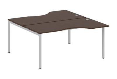 Бенч-стол криволинейный на П-образном м/к Metal system quattro 40x40 40БП.РАС-СА-2.1