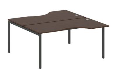 Бенч-стол криволинейный на П-образном м/к Metal system quattro 40x40 40БП.РАС-СА-2.1