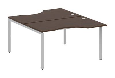 Бенч-стол криволинейный на П-образном м/к Metal system quattro 40x40 40БП.РАС-СА-2.2