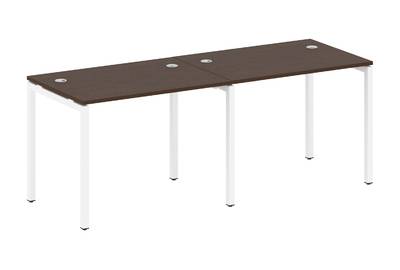 Бенч-стол на 2 раб.места на П-образном м/к Metal system quattro 40x40 40БП.СМ-2.1