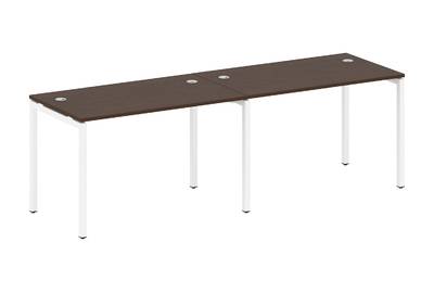 Бенч-стол на 2 раб.места на П-образном м/к Metal system quattro 40x40 40БП.СМ-2.2