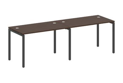 Бенч-стол на 2 раб.места на П-образном м/к Metal system quattro 40x40 40БП.СМ-2.2